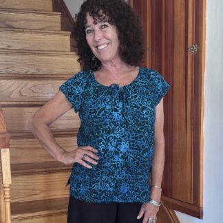 Rika's Cap Sleeve Top