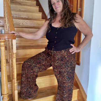 Drawstring Pant flowing with tie waist