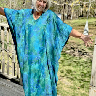 Caftan Dresses for Women Plus Size Bathing Suit Cover up V-neck Plus Size Bali Rayon Batwing Dress