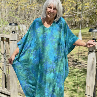 Caftan Dresses for Women Plus Size Bathing Suit Cover up V-neck Dress Plus Size Bali Rayon Batwing